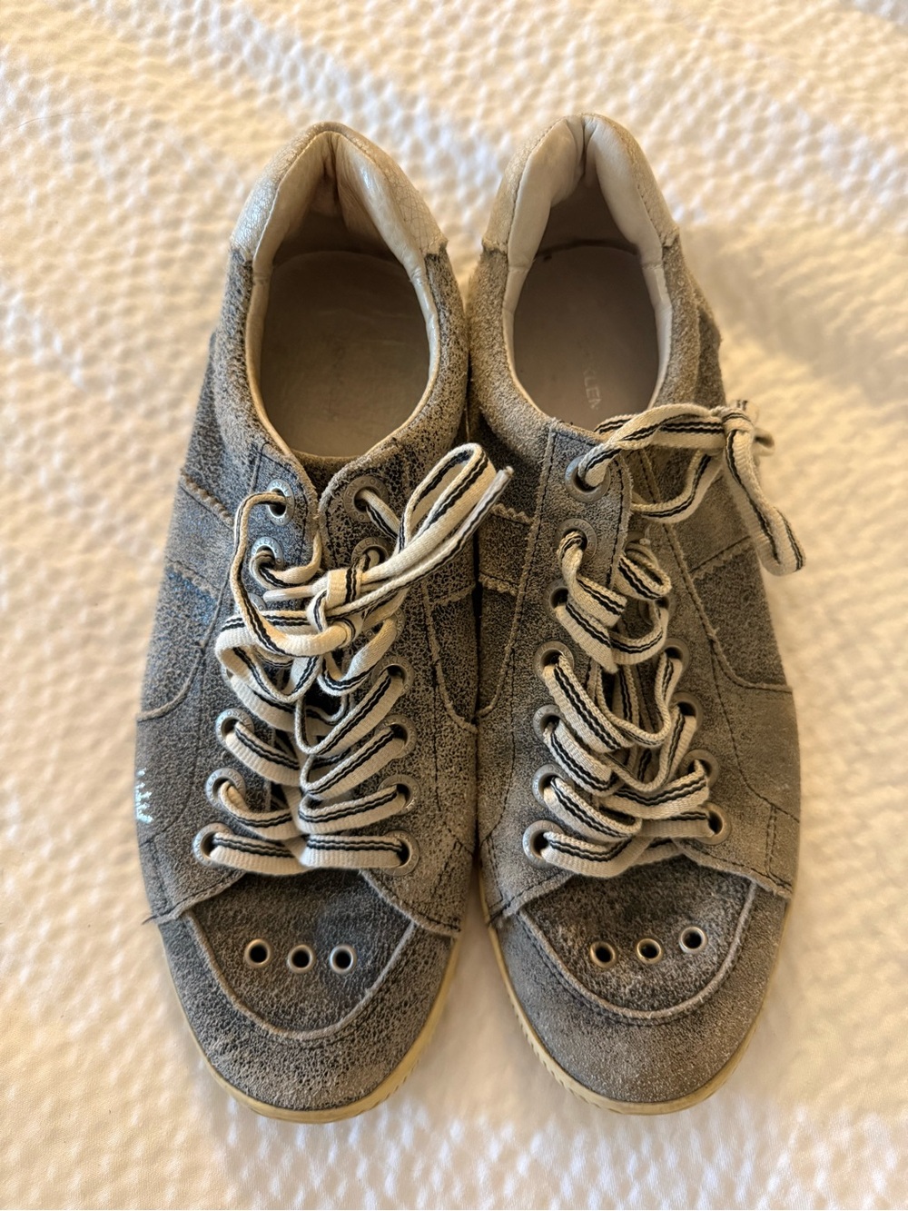 Osklen Worn Leather Sneakers